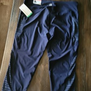 Navy tummy control capris
